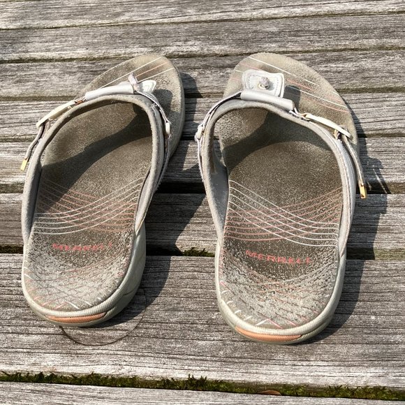 Merrell Womens White Sandals/Slides - Size 7M - Picture 5 of 13